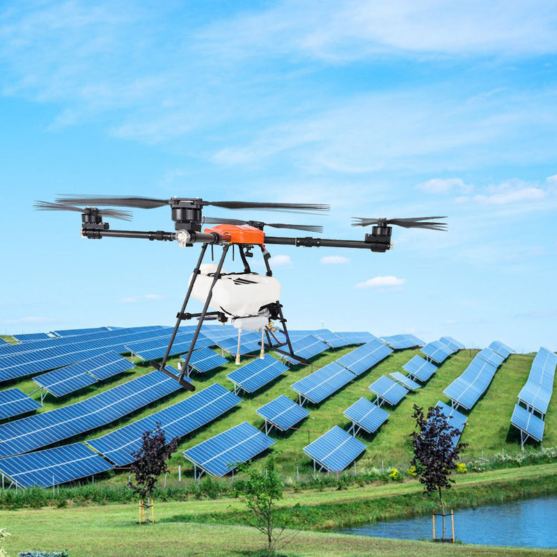 Tj-Q60 Cleaning Uav Latest Technology Safety Professional Cleaning Photovoltaic Panel Cleaning Drone Drone