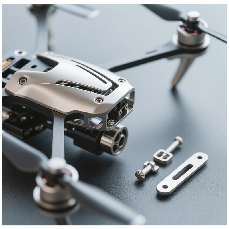 Oem CNC Machining PVD Coating Surface Treatment Drone Fixed Wing Accessories Stainless Steel Broaching Type UAV Uav Frame Kit Drone
