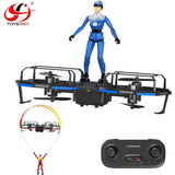 S11 3 in 1 2-Axis RC Stunt Paraglider Flight Mode Altitude Hold Mode Wifi FPV RC Quadcopter Uav Drone RTF Drone