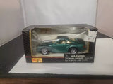 Maisto Porsche 959 Scale 1:36 Diecast Green Metal Sports Car Open Doors Toy