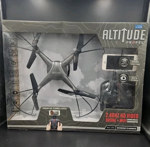 Propel Sky Rider Drone 2.4Ghz Quadcopter with Camera Blue NEW Drone