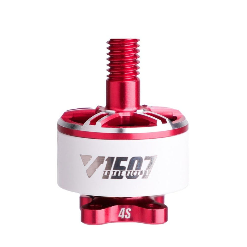 Ligpower V1507 brushless motor with red aluminum housing and mounting ring