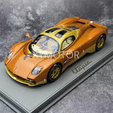 BBR 1/18 Pagani Utopia Diecast Model Car Gifts Collection Display Copper / Blue Parts