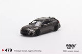 MINI GT Audi ABT RS6-R Daytona Grey Diecast 1:64 Scale Model Car Parts