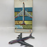 American Airlines Diecast Boeing 707-320C N7555A Plus Vintage American Airlines Brochure Gold Canyon AZ