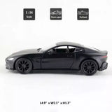 1:36 Aston Martin Vantage Model Car Diecast Toy Car Boys Toys Gifts Matte Black Toy