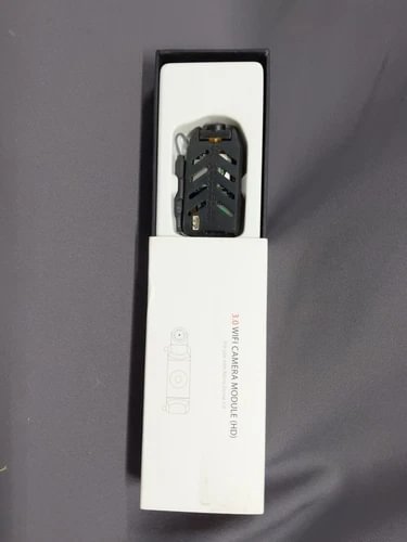 Micro drone WiFi HD camera module in retail box with black insert