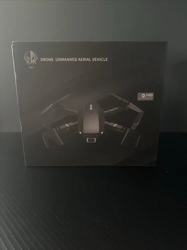 Drone 25 drone retail box with illustrated unmanned aerial vehicle