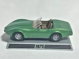 DANBURY MINT 1/43 SCALE DIECAST 1975 CORVETTE, GREEN 205 HP, 50th ANNIV. SERIES Parts