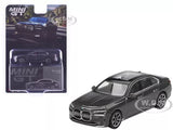 BMW I7 XDRIVE60 DRAVIT GRAY 1/64 DIECAST MODEL CAR BY MINI GT MGT00818 Toy
