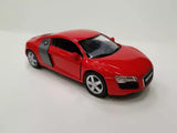 Audi R8 red kinsmart TOY car model 1/36 scale diecast metal open doors Toy