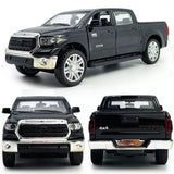 1:36 Tundra Pickup Truck Model Car Diecast Metal Alloy Toy Cars Boys Toys Black Toy