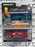 GREENLIGHT 1973 Cadillac Coupe Deville Maroon 1:64 Diecast California Lowriders Toy