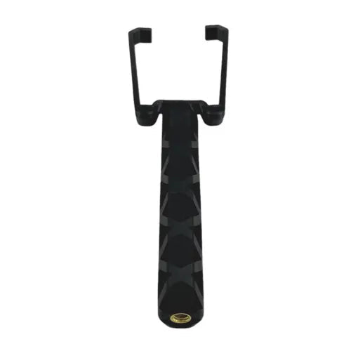 Black landing gear holder bracket stabilizer with forked U-shaped top