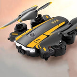 T6 HD Dual Camera Foldable Quadcopter Drone Optical Flow Aerial Photography with Obstacle Avoidance Remote Control for Beginners Drone
