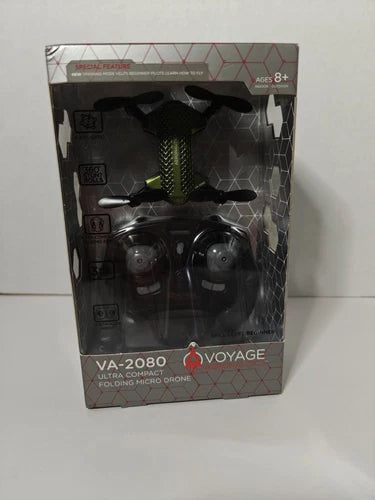 NEW LISTINGVoyage Aeronautics VA-2080 Ultra Compact Folding Micro Drone NEW Drone