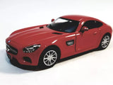 Kinsmart Mercedes-Benz AMG GT Cherry Red Hardtop 1/36 Scale Diecast Car Toy
