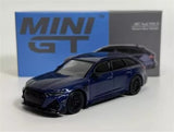 AUDI RS6-R ABT NAVARRA BLUE 1/64 DIECAST MODEL CAR BY MINI GT MGT00574 Parts