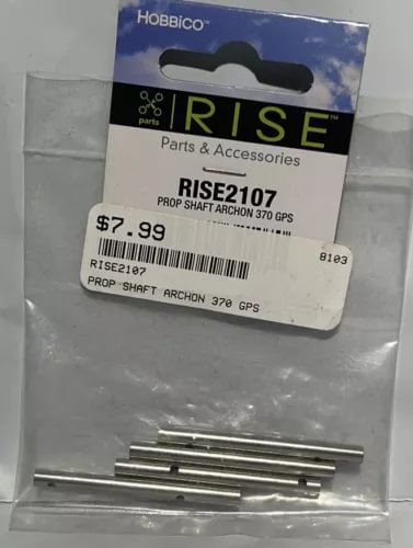 RISE prop shaft for ARCHON 370 GPS drone, metal rods in sealed pack