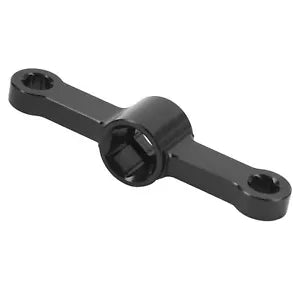 Aluminum alloy drone lock nut adapter with central circular joint and two mounting holes