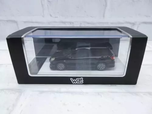 1/43 diecast model car in display case, black, WiT branding