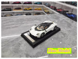 1:18 Pagani Utopia resin model car, white on black display base