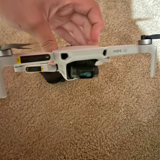 DJI Mavic Mini SE drone, white body with front camera gimbal