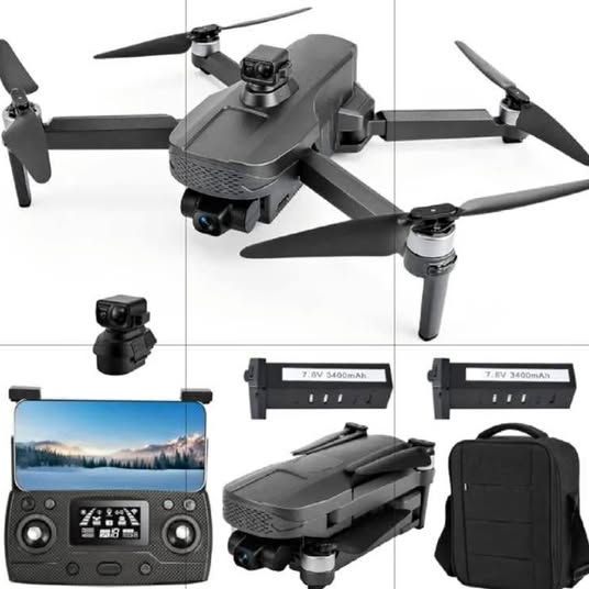 Brentwood CA drone kit: foldable quadcopter, remote, batteries, carrying case