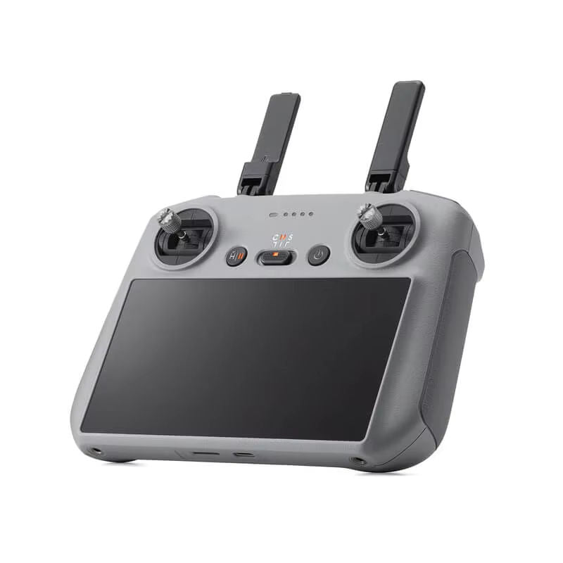 DJI RC 2 remote controller with built-in screen and dual antennas, gray