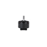Black BLDC motor with central mounting shaft and circular frame