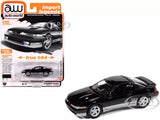 1990 EAGLE TALON TSI BLACK 1/64 DIECAST MODEL CAR BY AUTO WORLD 64452-AWSP180 B Toy