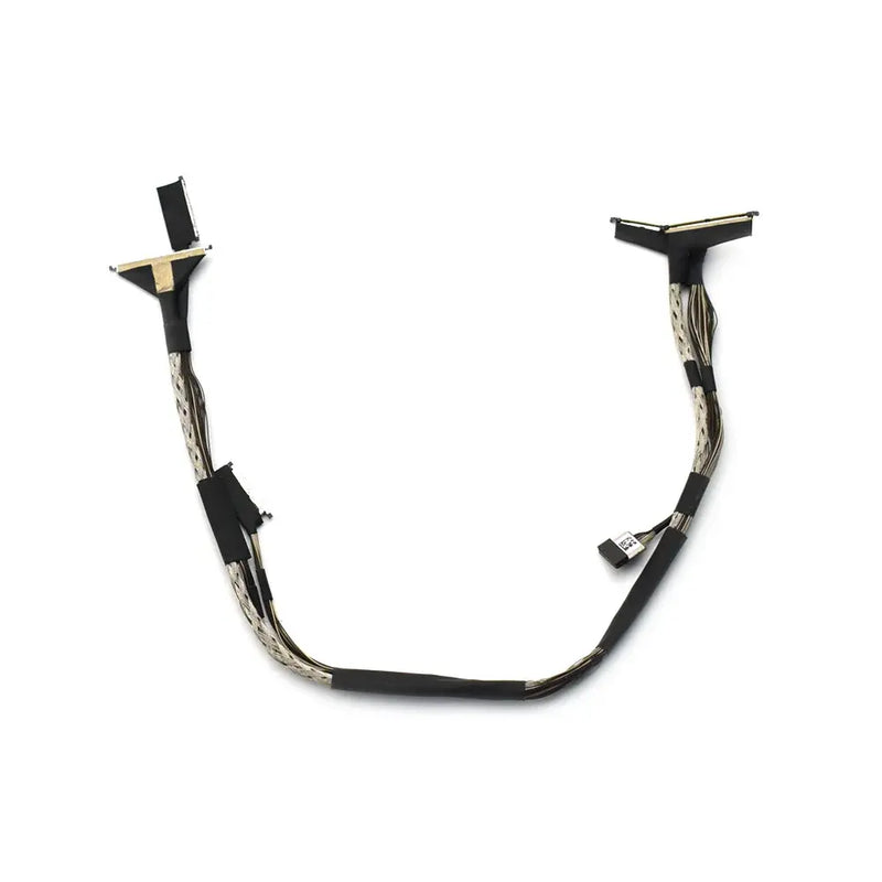 U-shaped coaxial signal cable with multiple connectors for drone gimbal