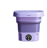 Portable 9L Mini Washing Machine with Dryer Electric Single Tub Washer and Dryer Plastic Housing Drone