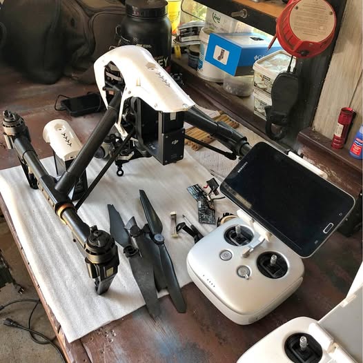 DJI Inspire 1 V2.0 drone with remote controller and camera module