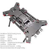 INNLOI H4 680 Drone Folding Frame H680 Alien Cross-Fold Quad Carbon Fiber Drone