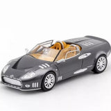 DCT 1/64 Scale Spyker C12 LaTurbie Grey Diecast Car Model Toy Gift Parts