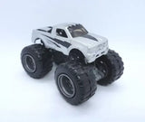 Motor Max Monster Madness Silver 1:64 Diecast Metal & Plastic Monster Truck Parts