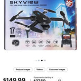 Vivitar - Sky View FPV Real-Time 4K Video Transmission Drone St Petersburg FL Drone