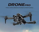 Professional M4 RC Drone 4K With Wide Angle Triple HD Camera Foldable RC Helicop Drone