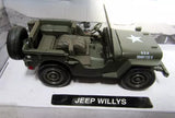 NIB~NewRay~MILITARY MISSION~1/32 Scale~ Diecast Jeep Willys U.S.A. Army Vehicle~ Parts