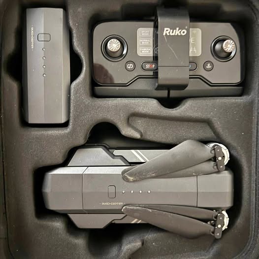Ruko drone remote controller with two antennas
