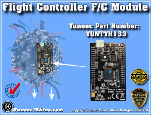 Drone flight controller F/C module circuit board, YUNTH133
