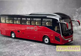 1:36 Zhongtong Bus H12 Alloy Model Bus Diecast Hobby Toys Display Collection Red Toy