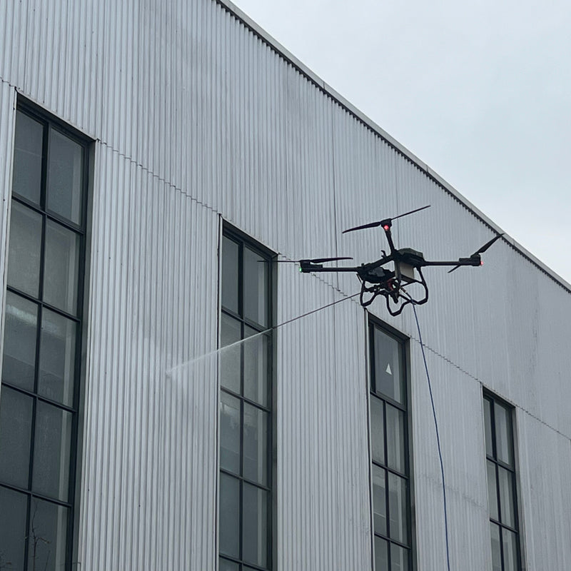 High Pressure Cleaning Drone Building Washing Drones Commercial Solar Panel and Window Cleaning Drone Drone