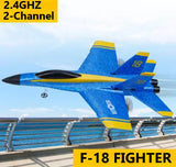 FX828 F-18 2CH Glider RC Plane Remote Radio Control Drones Airplanes RTF UAV Toy Drone