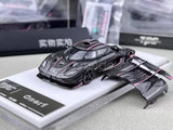 TPC 1:64 Scale Full Carbon Pink One 1 Super Racing Sport Model Diecast Metal Car Parts