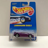 Purple Lamborghini Diablo Car Hot Wheels Diecast #227 Ships to you