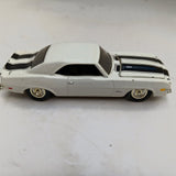 Racing Champions Two Lane Blacktop 1969 Chevy Camaro/White Diecast 1/64 Scale Ships to you