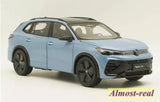 1:18 SAIC Volkswagen Pro TIGUAN L 2024 Alloy Diecast Car Model Gift Blue/Pink Parts