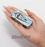 Pagani Utopia RM alloy diecast model car, light blue silver sports car